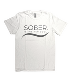 Load image into Gallery viewer, Sober Is the New Cool T (white)
