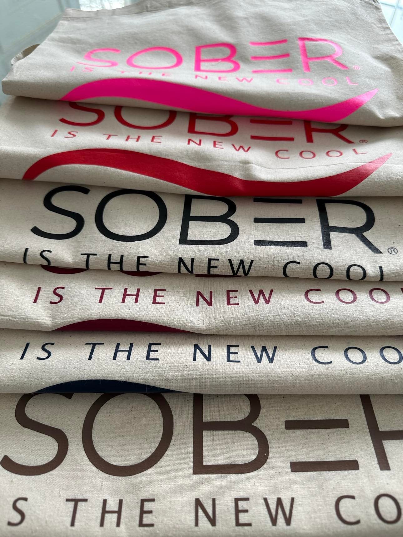 Sober is the new cool tote