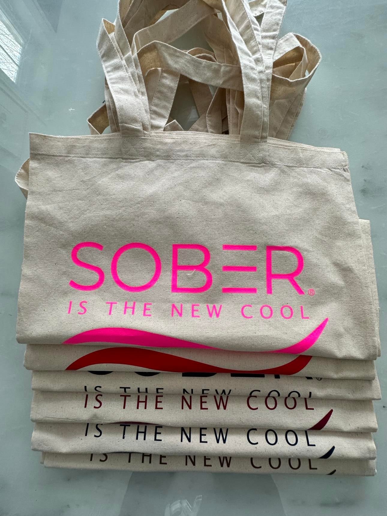Sober is the new cool tote