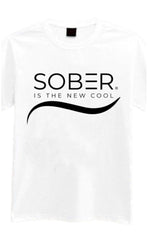 Load image into Gallery viewer, Sober Is the New Cool T (white)
