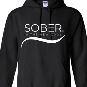 Sober Is The New Cool Logo Hoodie (BLACK)