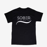 Load image into Gallery viewer, Sober Is The New Cool Logo T-Shirt (BLACK)

